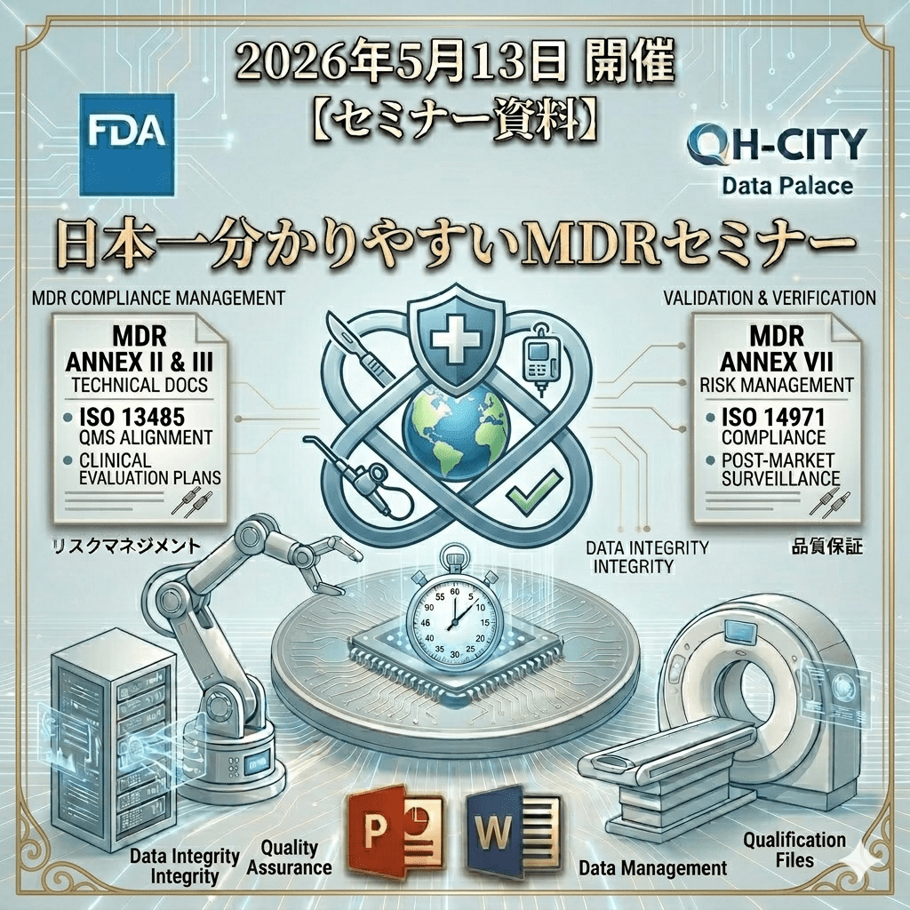 （5/13）日本一分かりやすい欧州医療機器規制 MDR（Medical Device Regulation）セミナー